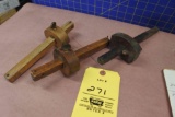 Stanley Sweetheart and Primitive antique marking gage
