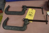 2 really nice super rare quick release Malleable C Clamps