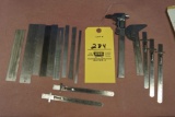 General Fisco Helio and other protractor, rulers gages and more