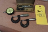 Proto Starrett Kanon & Boice tools micrometers and dial indicator