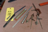 Starrett rules and punch
