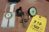 Starrett and Federal dial indicators and clamp
