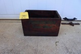 Vintage Antique Remington wooden Ammo box