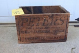Vintage Peters wooden Ammo Box