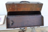Very Old Primitive Carpenter Built Tool Box
