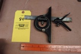 Starrett 9 inch Square w/center Finder and Protractor
