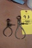 2 Very Old Machinist Calipers Union and other