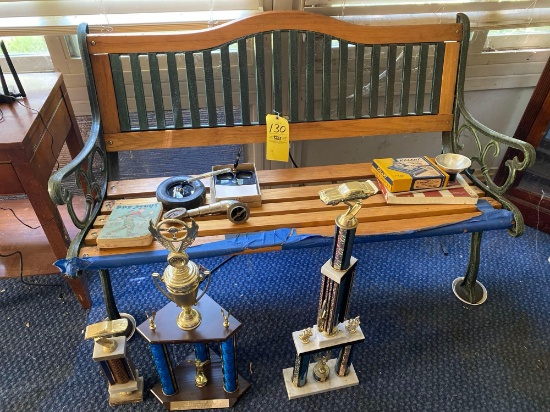 Park Bench, Trophies, Good Year Advertising, | Online Auctions | Proxibid