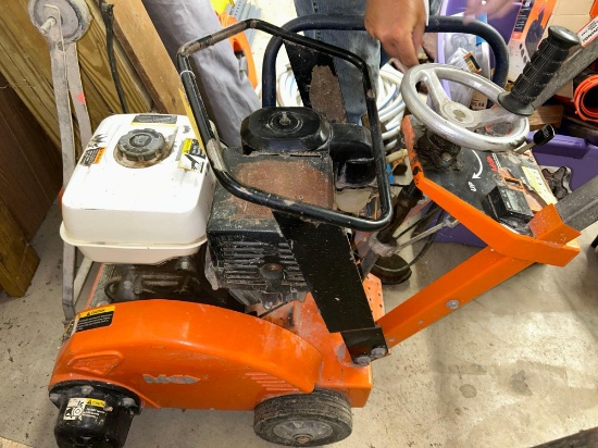 MK Diamond Concrete wet saw w/ 13HP Honda, Runs