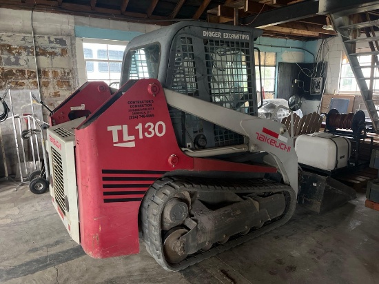 Takeuchi TL 130 track skid steer, Runs