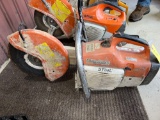Stihl TS 400 Concrete Saw - runs