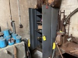 Metal Cabinet and Contents