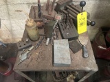 Drill Press Tools and Cart
