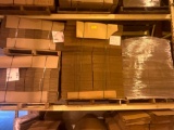 Pallets of cardboard boxes