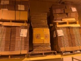 (5) Pallets of Cardboard Boxes