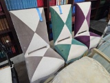 Set of 3 tufted dining room chairs