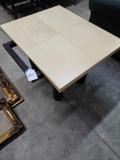 Wooden contemporary style end stand