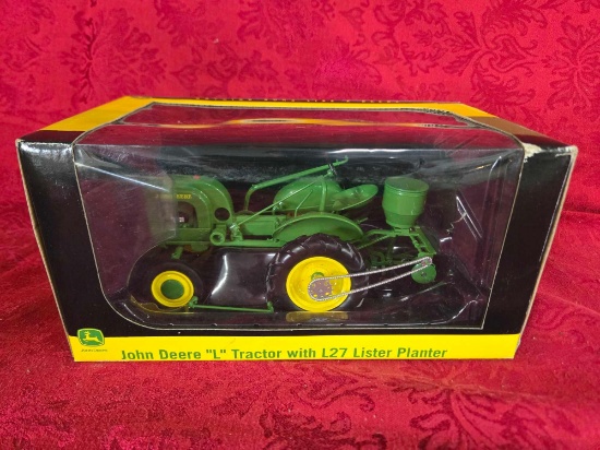John Deere "L" Tractor with L27 Lister Planter 1/16