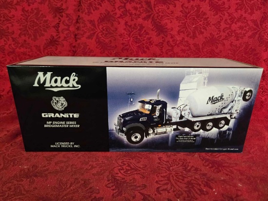 First Gear Mack Granite MP Engine Series Bridgemaster Mixer 1/32