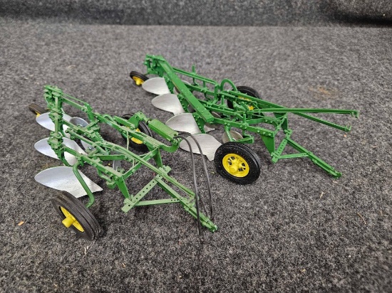 Pair of Custom John Deere Pull Type Plows 1/16