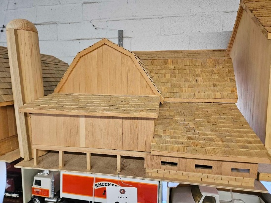 Custom barn with silo