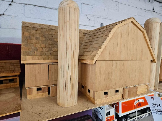 Custom barn with silo