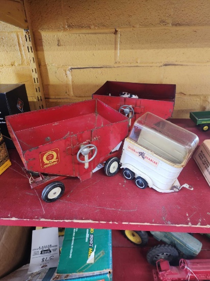 Gravity Wagons and Horse Trailer