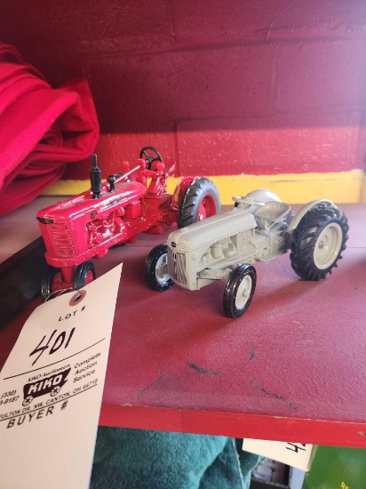 Ertl Ford 9n and Farmall H Bid X2