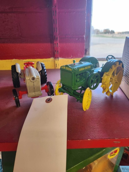 Ertl Ford Golden Jubileeand John Deere 75th Anniversary Bid X2
