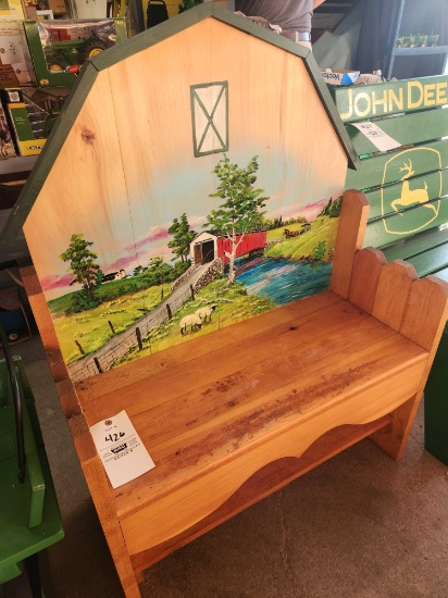 Painted Bench 32in wide