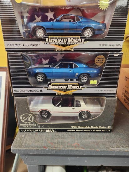 Ertl American Muscle Cars Bid X3