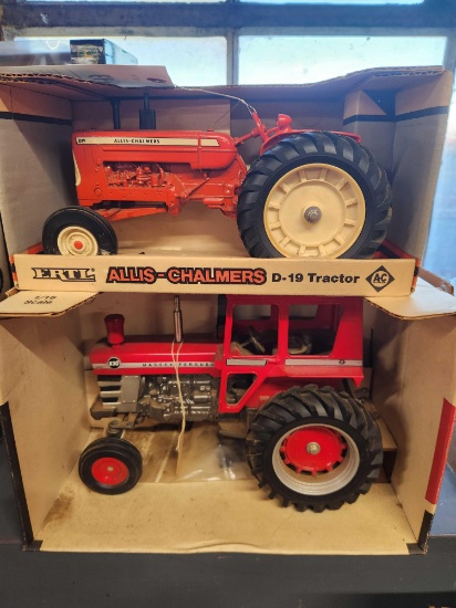Ertl 1/16 Case D19 and MF 1130 Bid X 2