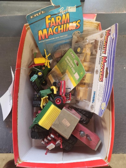 Misc Box of 1/64 and 1/32 Ertl Minatures