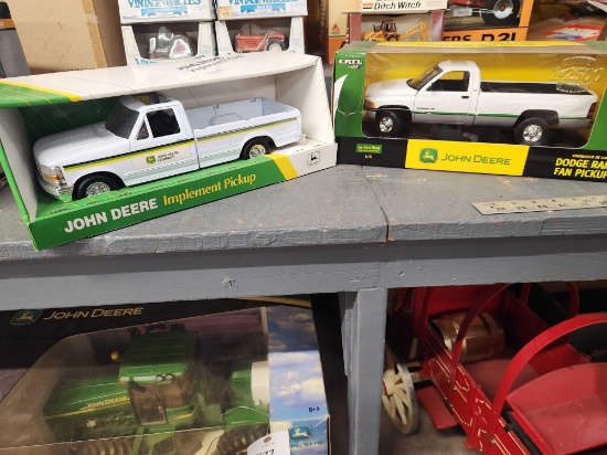 Ertl John Deere Dealer Pickups Bid X 2