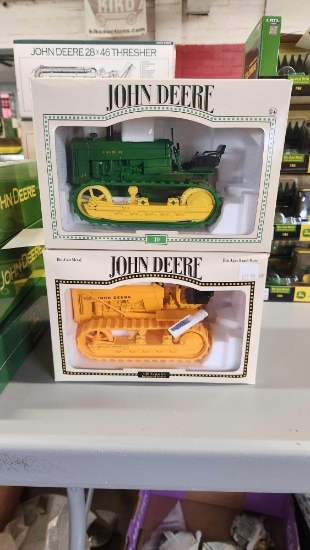 ERTL 1/16 John Deere 40 and 430 Crawlers Bid X2