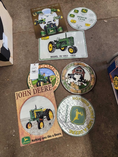 Mixed Lot of Of John Deere Signs