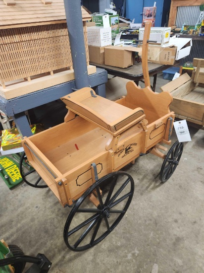 John Deere Goat Wagon Natural Finish