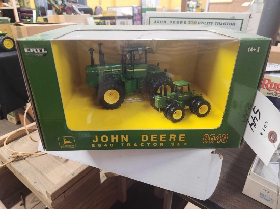 Ertl 1/64 and 1/32 John Deere 8640 Set