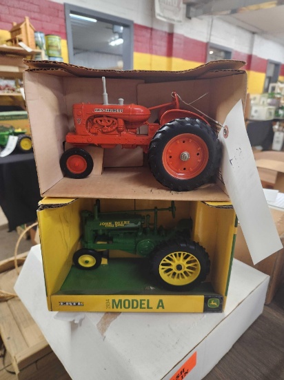 Ertl 1/16 John Deere A and Allis Chalmers WD-45 Bid X2