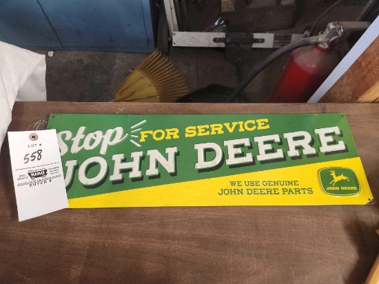 John Deere Service Sign