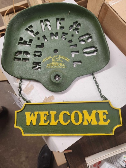 John Deere Welcome Sign