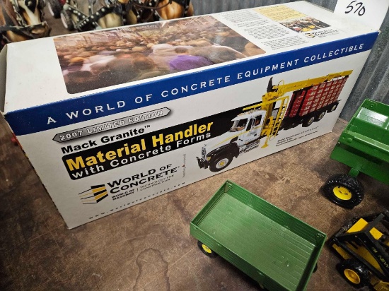 World of concrete material handler truck