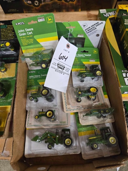 1/64 John Deere Toy Tractors bid x 9