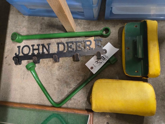 John Deere Wrenches, Metal Coat Hanger, Seat pads