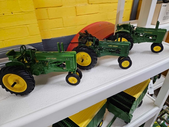 JD tractors, 1/16th, bid x 3