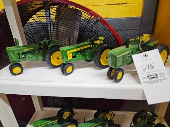 JD 1/16th tractors, bid x 3
