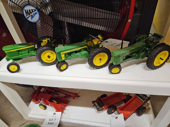 JD 1/16th tractors, bid x 3