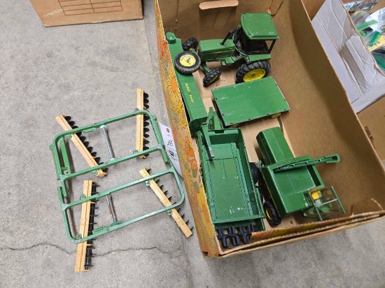 Assorted John Deere Tractors and Implements