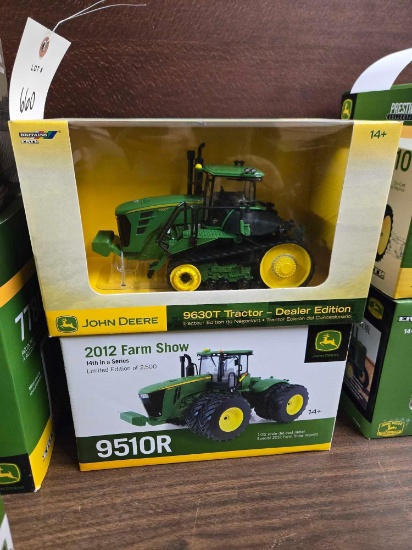 John Deere 9630T Tractor-Dealer Edition, 2012 Farm Show Limited Edition 9510R 1/32 bid x 2