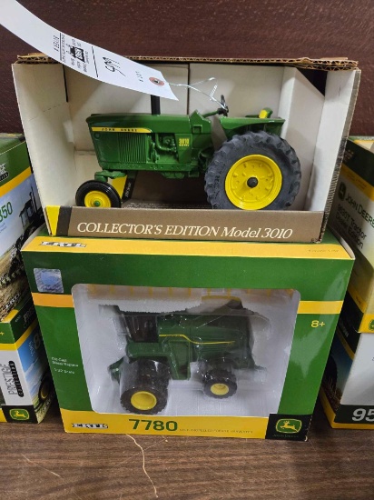 John Deere 1960 Model 3010 Collectors Edition 1/16, 7780 Forage Harvester 1/32 bid x 2